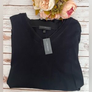 Lane Bryant Lightweight Black Rib Cardigan Sweater 18/20